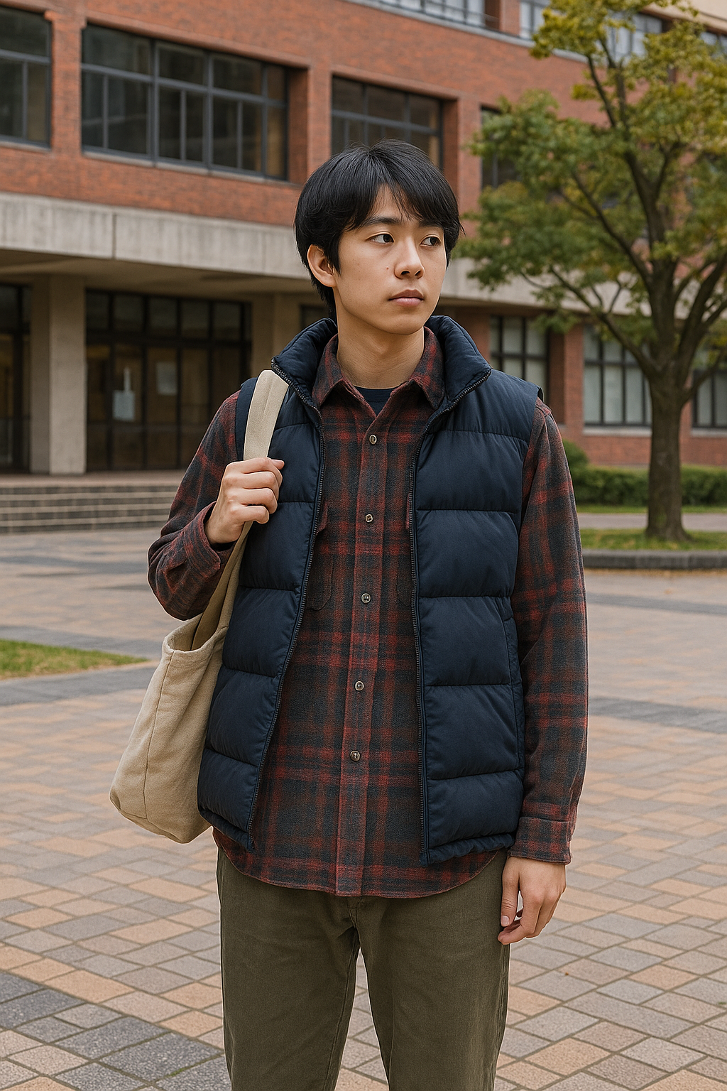 男性モデル CHAPS 着用