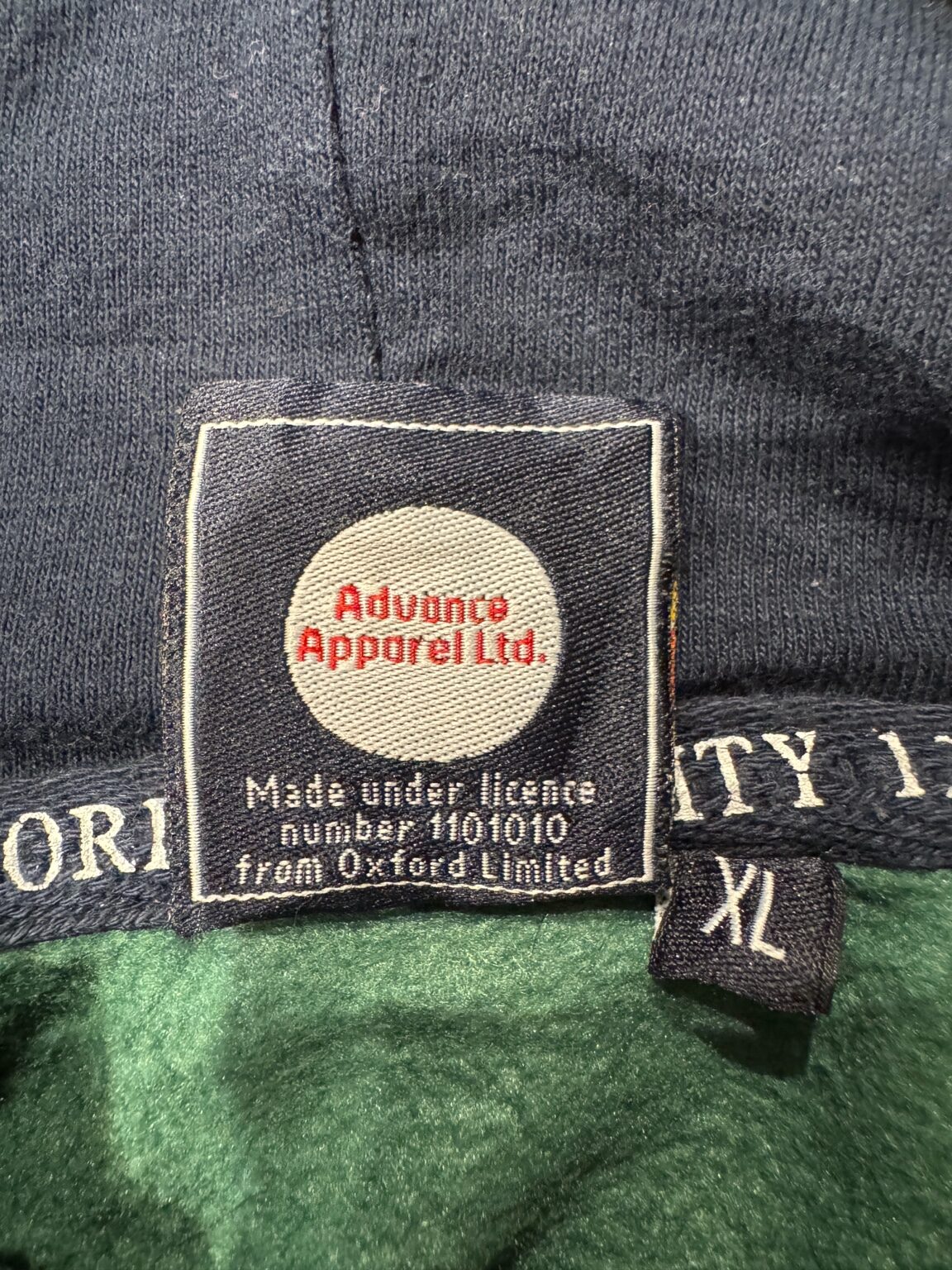 Adunimc Apparel Ltdライセンスタグのアップ