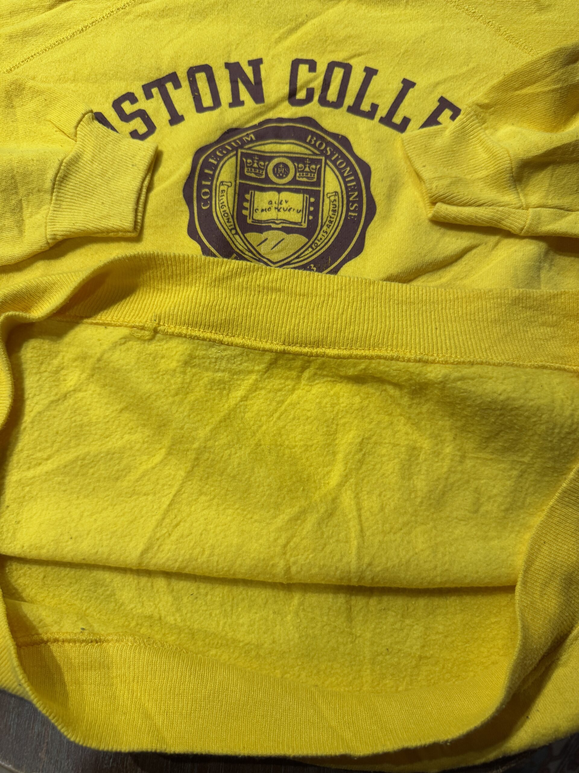 裏側のふわふわとした裏起毛。毛足もしっかり残っており、やわらかな肌ざわり。