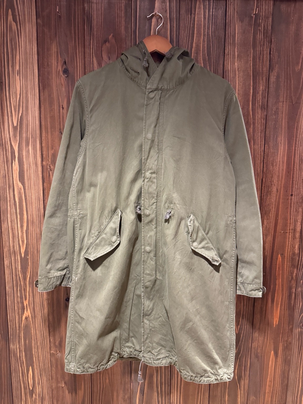 WACKO MARIAのM-51モッズコートの正面全体。日本製の初期モデル