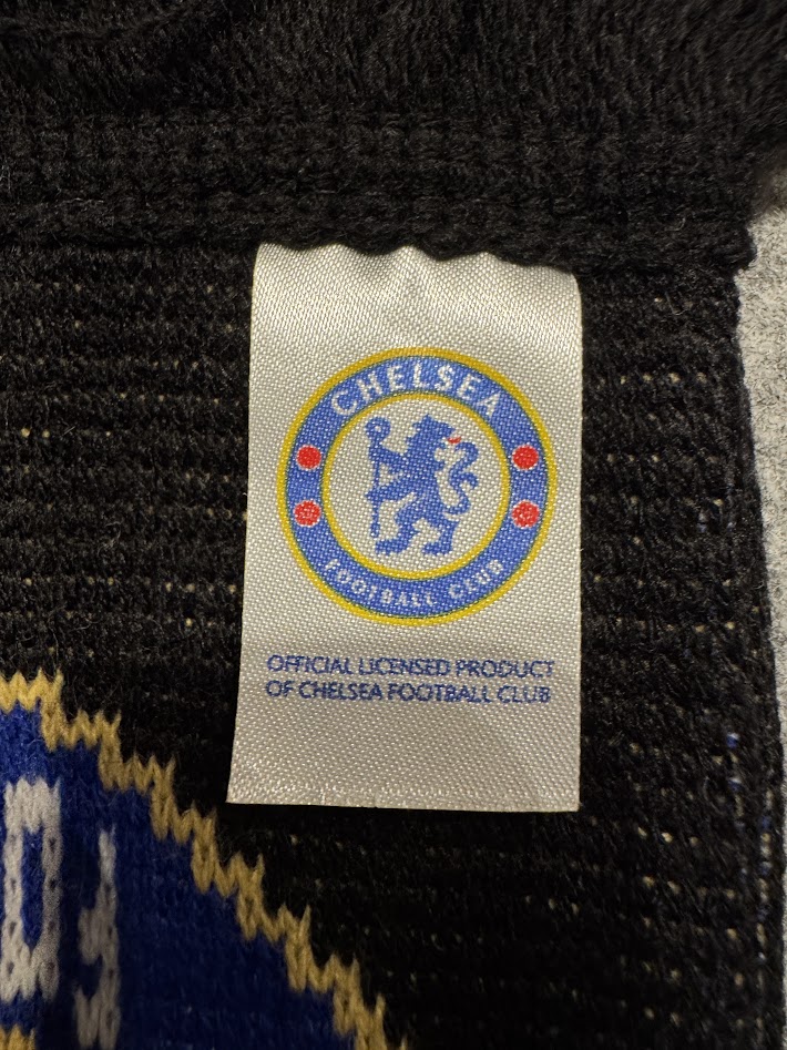Chelsea Football Club Official Licensed Productのタグアップ。
