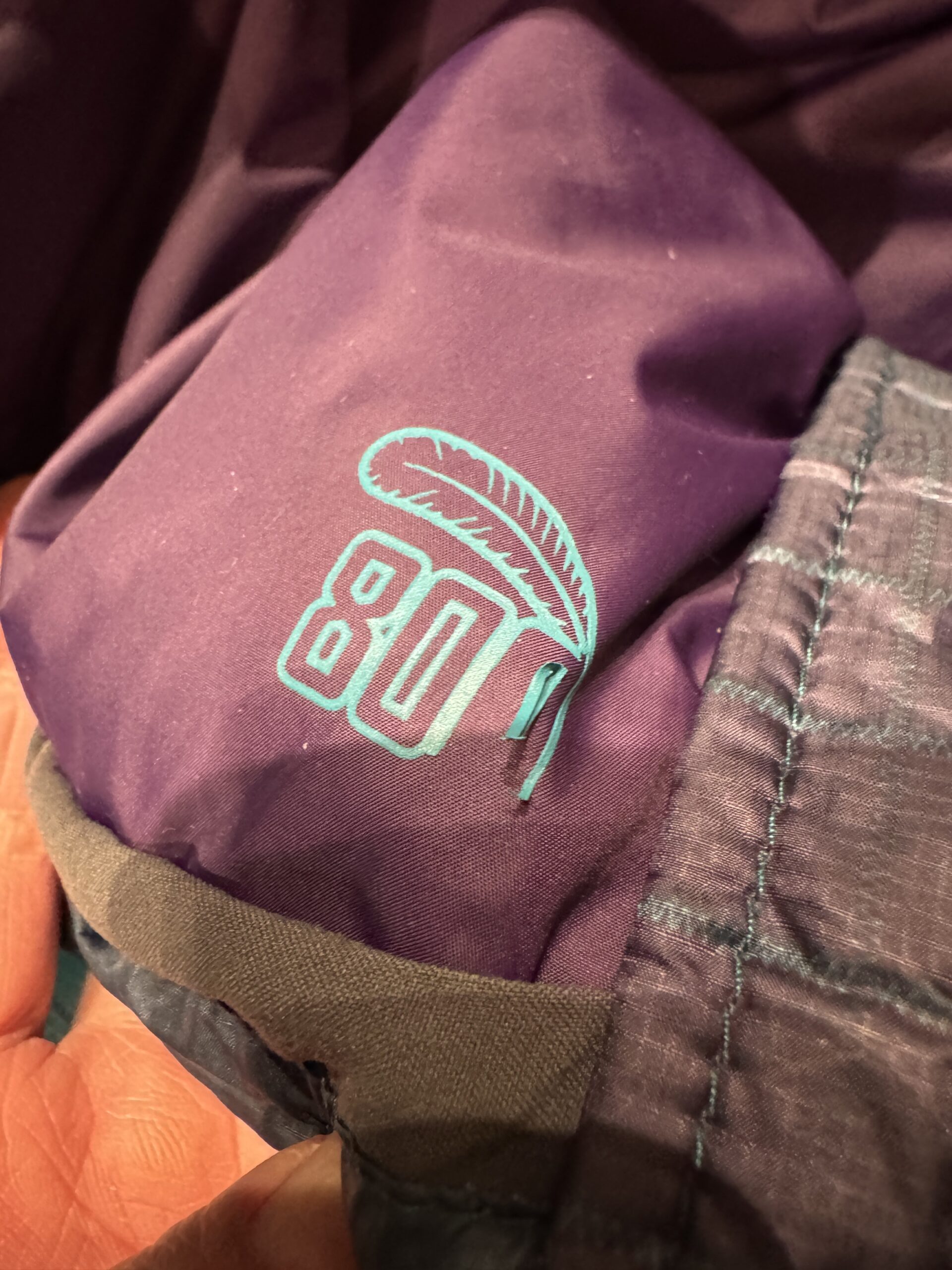 内側の管理番号/規格プリント（熱圧着）「80」アップ