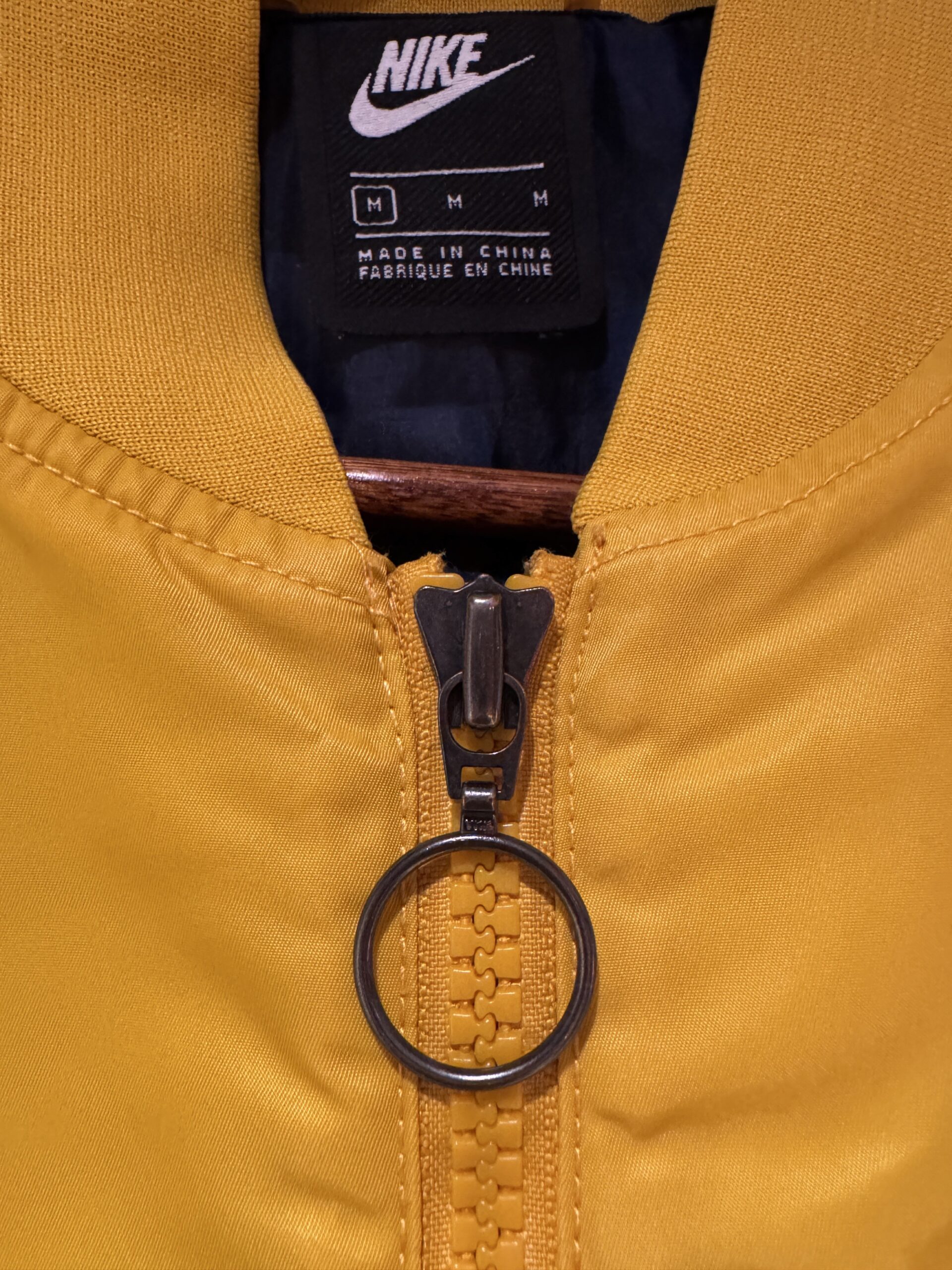 NIKE NSW ロング丈ナイロンジャケット ブランドタグ（NIKE M）