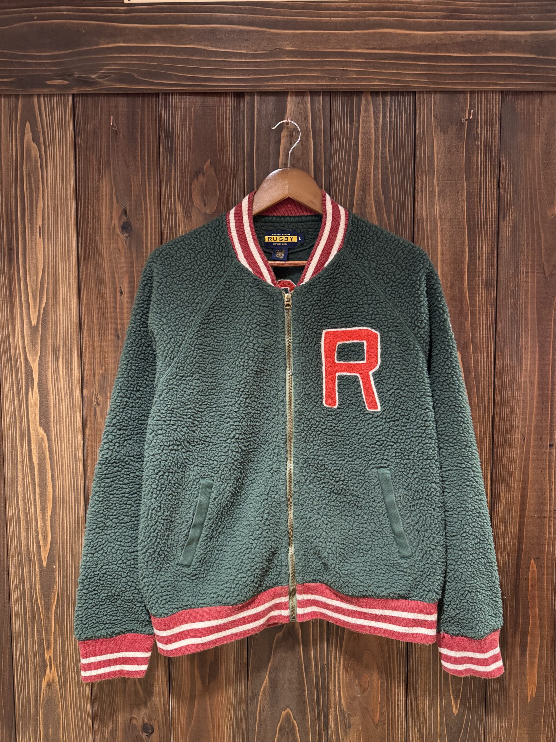 RUGBY】ラルフローレンのボアスタジャン｜Rワッペンが映える冬の