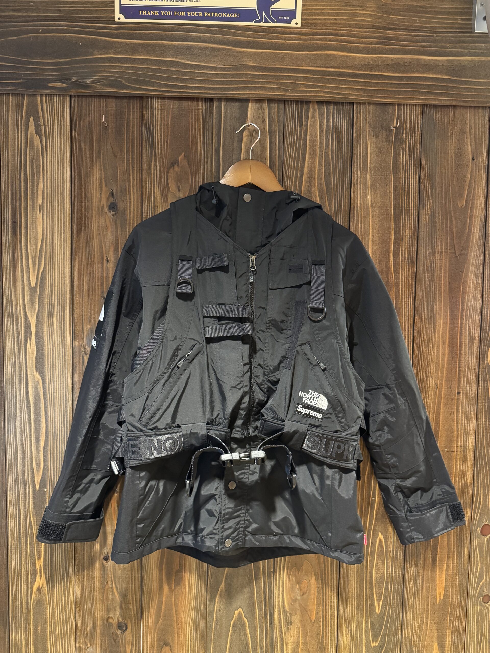 Supreme × THE NORTH FACE RTG Vest Jacket ブラック フロント全体