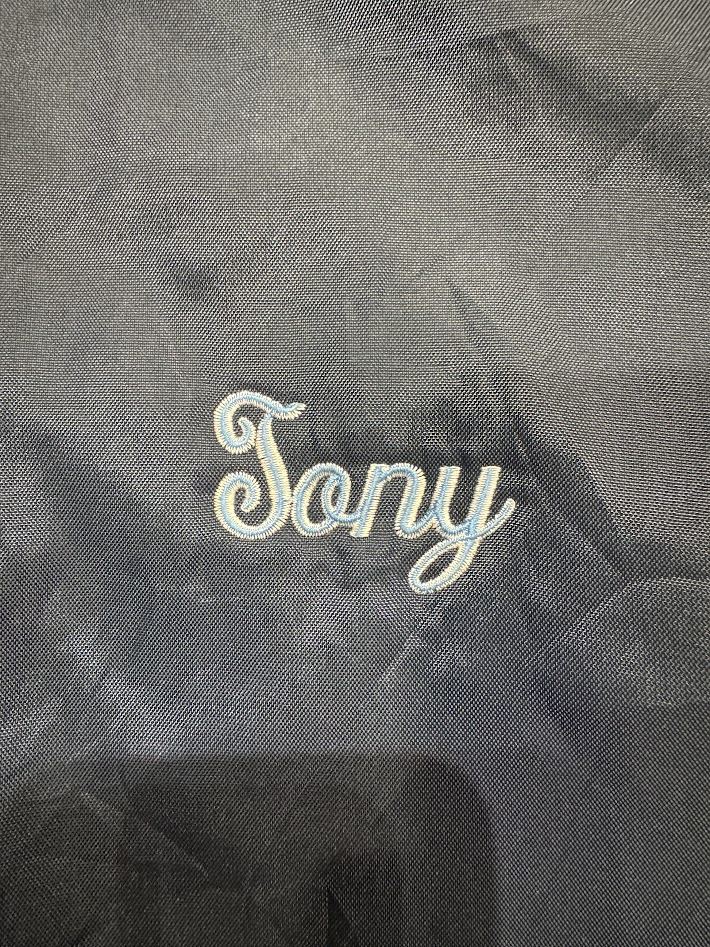 Sony 刺繍 ナイロンコーチジャケット フロント