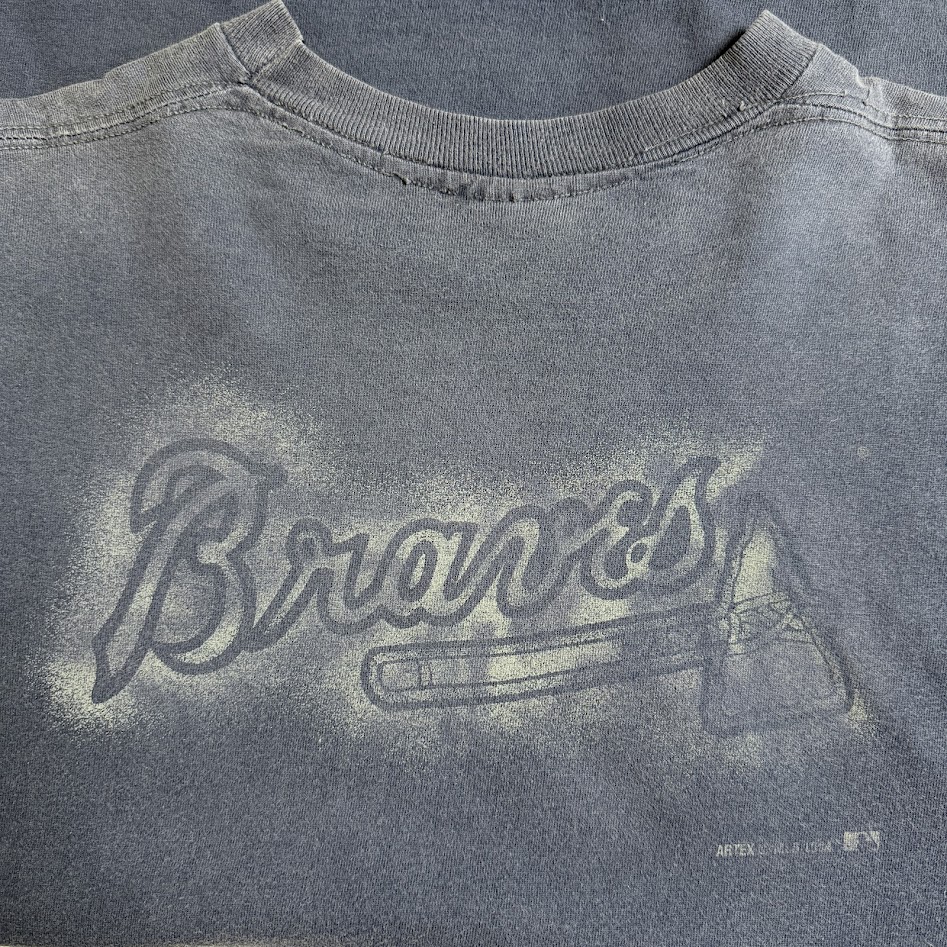 Atlanta Braves 背面ロゴ フェードプリント