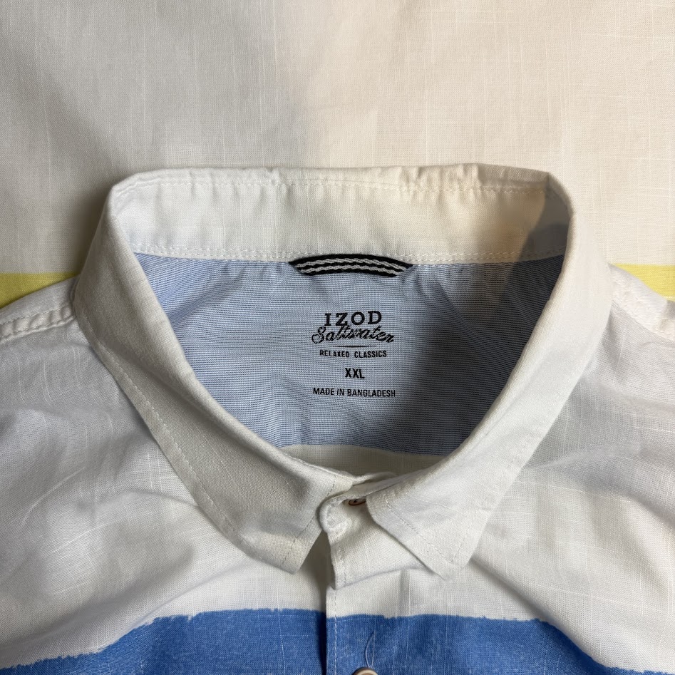 IZOD 半袖シャツ 襟