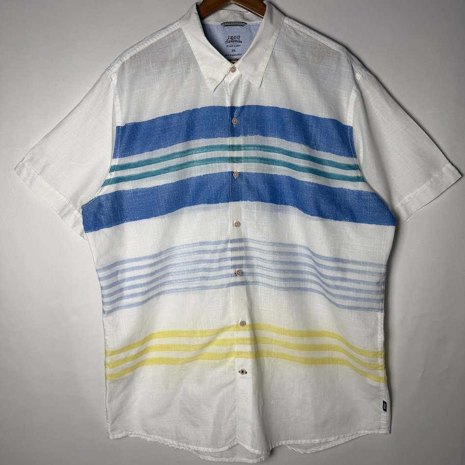 IZOD 半袖ボーダーシャツ 正面