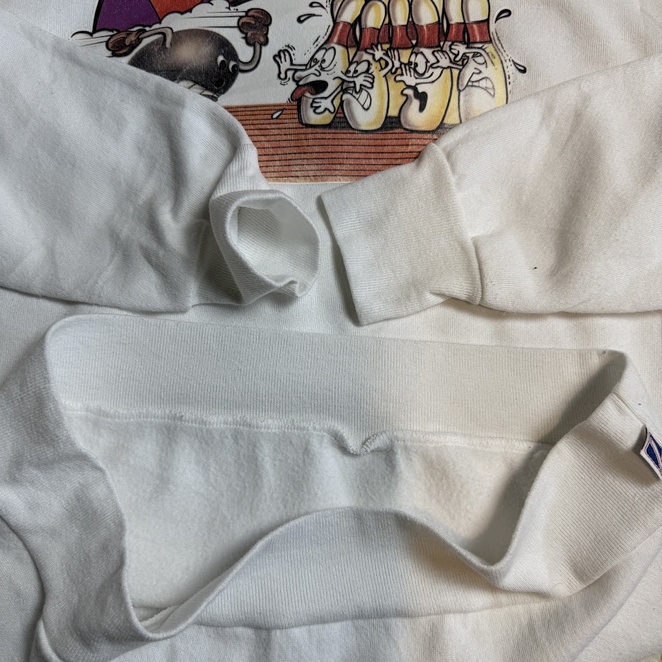 LOGO 7 ボウリングスウェット 袖と裾