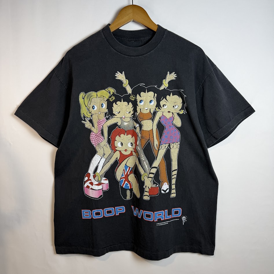 1998年 Betty Boop BOOP WORLD Tシャツのフロント
