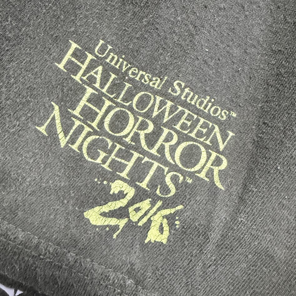 Universal Studios Halloween Horror Nights 2016 袖プリント