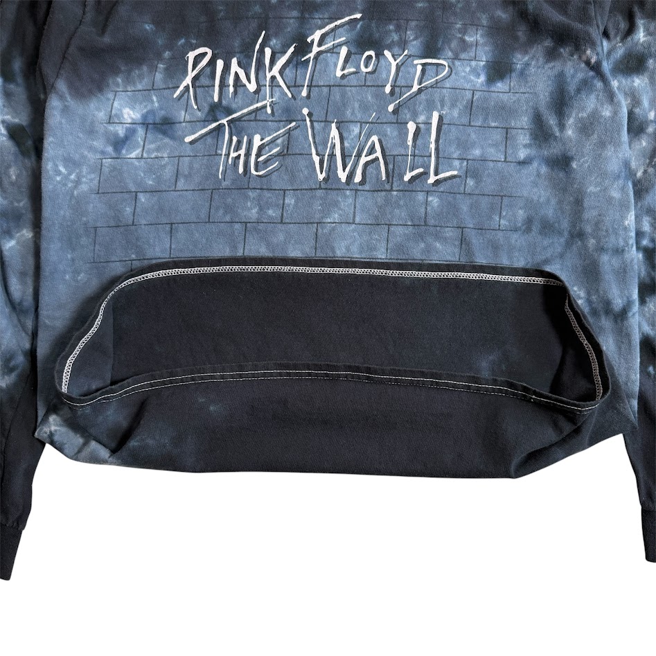 Pink Floyd The WallロングスリーブTシャツの裾裏と縫製
