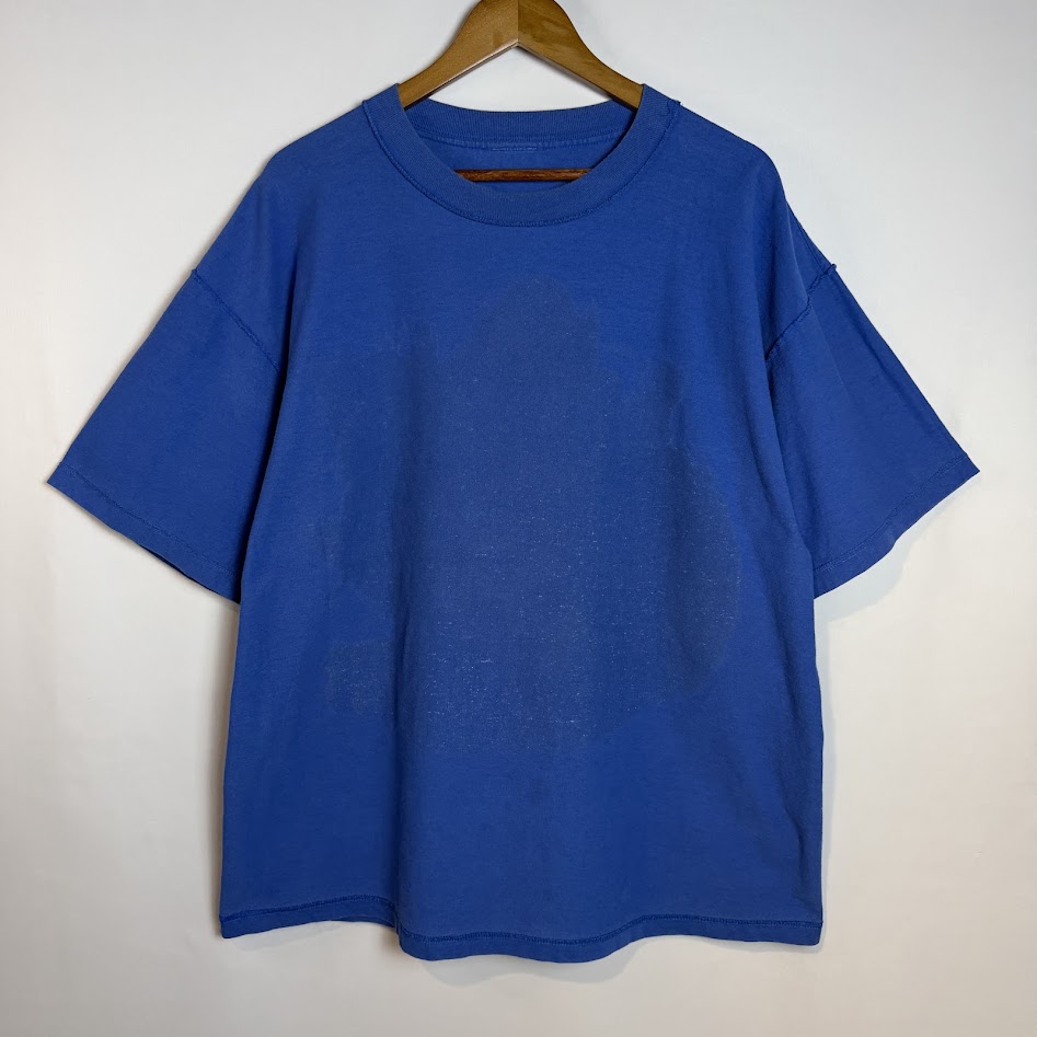Tシャツを裏返して確認したプリントインクの染み込み