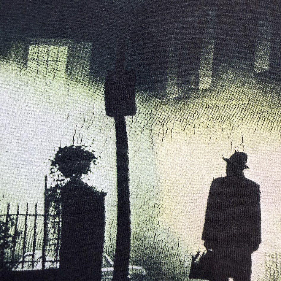 THE EXORCIST 神父シルエット部分のプリント割れ