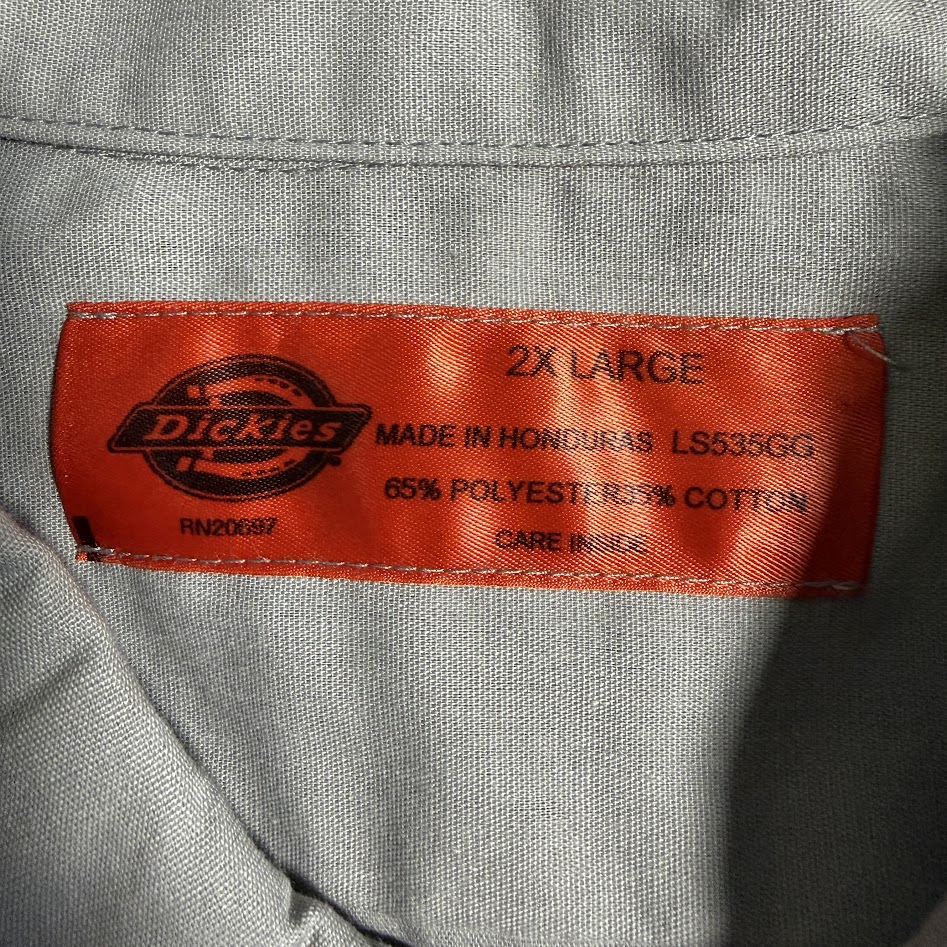 Dickies CIGARfest 2017 ワークシャツ ブランドタグ 2X LARGE