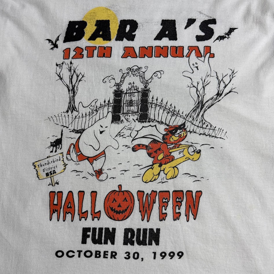 BAR A'S 12TH ANNUAL HALLOWEEN FUN RUN OCTOBER 30 1999 プリント