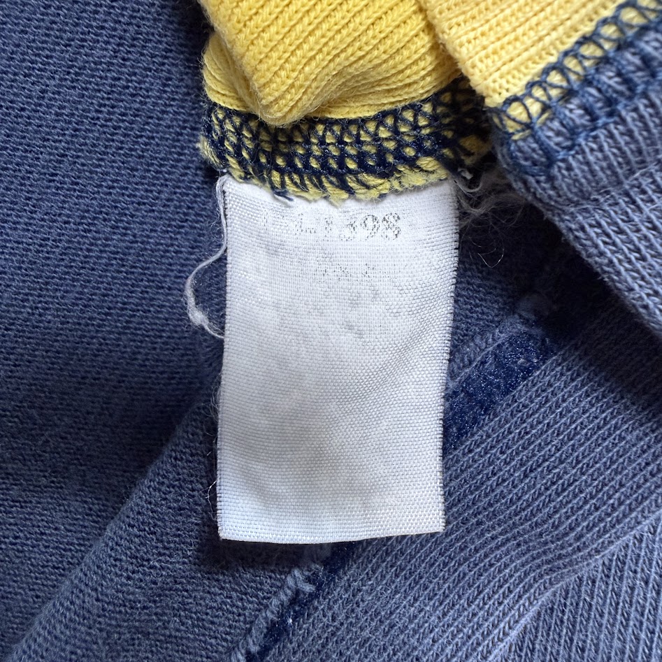 Champion REVERSE WEAVE T-SHIRT タグ裏に薄く残る印字