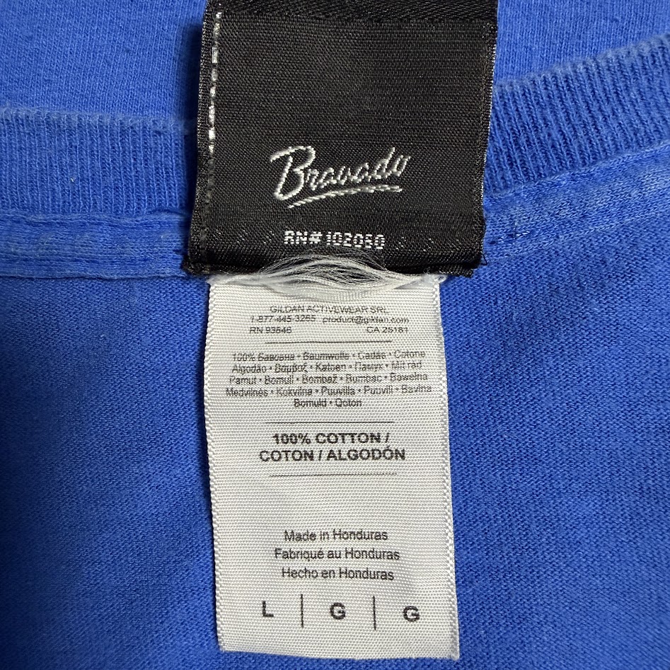 Harley-Davidson ロングスリーブTシャツ Bravadoタグと品質表示