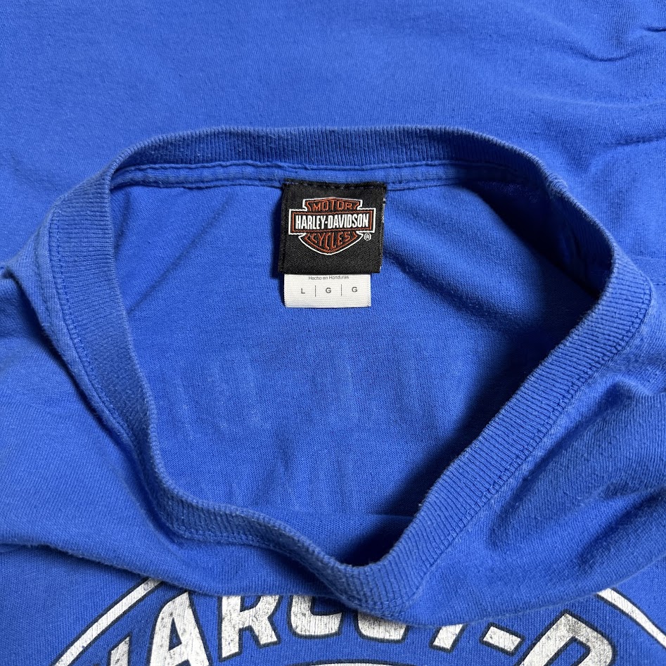 Harley-Davidson ロングスリーブTシャツ 首回りの状態