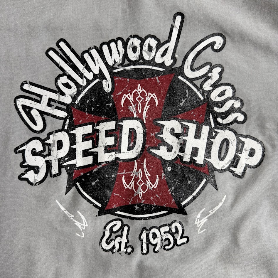 Hollywood Cross Speed Shop Est.1952 バックプリント