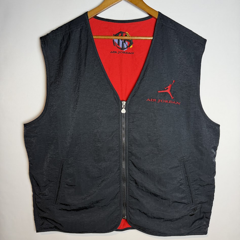1994年 NIKE AIR JORDAN リバーシブルベスト ブラック側 正面