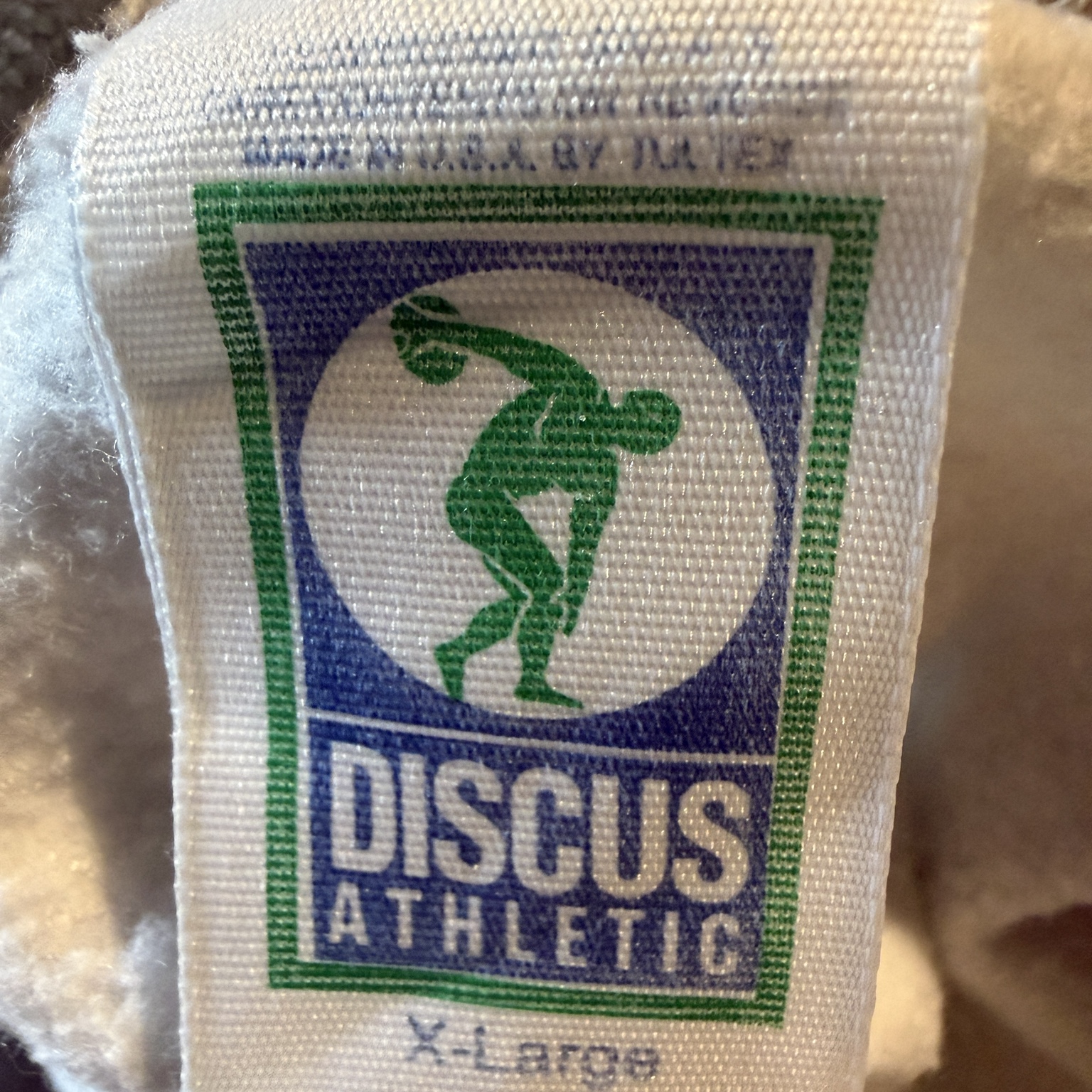 DISCUS ATHLETIC MADE IN U.S.A. BY TULTEX タグ