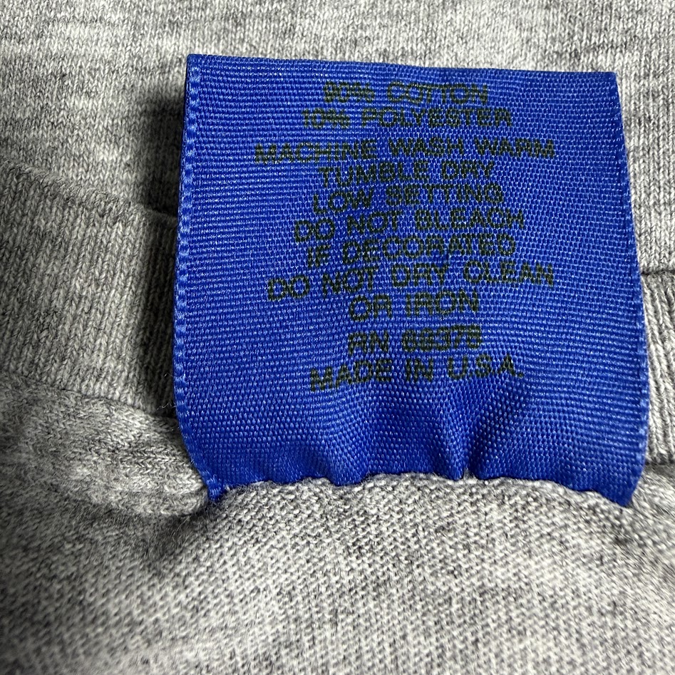 TENNESSEE RIVER GOLD 100% COTTON MADE IN USA 品質表示タグ